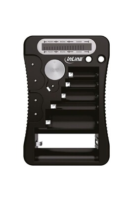 Carte mère InLine Testeur de batterie® avec écran LCD, pour piles rondes et  piles boutons