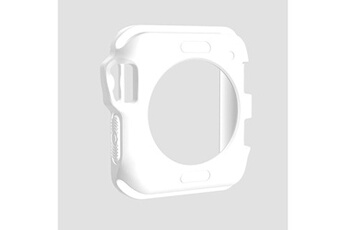 Prixwhaou Accessoires Montres / Bracelets connectés de montre-sangle protection en tpu pour apple watch séries 3 & 2 1 42mm (blanc)