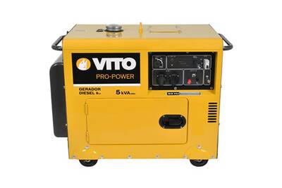 Alimentation Electrique Vito Pro Power Groupe Electrogene 5 Kva Vitopower 416 Cm3 4000w Monophase Diesel Silencieux 14 5 Litres Darty