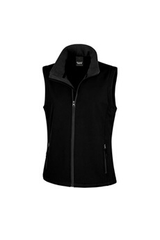 doudoune sportswear result - veste softshell sans manches - femme (xs) (noir) - utrw3698