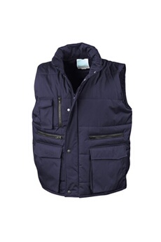 doudoune sportswear result lance - veste sans manches hydrofuge et coupe-vent - homme (m) (bleu marine) - utrw3213