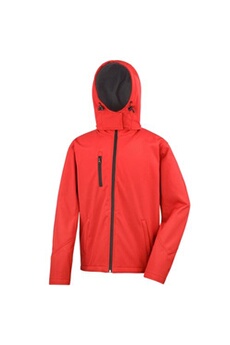 doudoune sportswear result core lite - veste softshell à capuche - homme (xl) (rouge/noir) - utbc3253