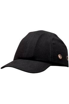 casquette de baseball portwest - casquette de sécurité - adulte (taille unique) (noir) - utrw4381