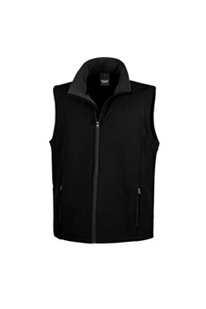 doudoune sportswear result core - veste sans manches - homme (m) (noir / noir) - utrw3699