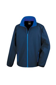 doudoune sportswear result core - veste softshell - homme (4xl) (noir/bleu roi) - utrw3697