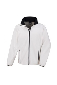 doudoune sportswear result core - veste softshell - homme (xl) (blanc/noir) - utrw3697