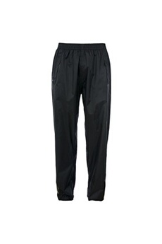 pantalon sportswear trespass qikpac - sur-pantalon imperméable et coupe-vent - homme (xs) (noir)