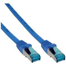 Câble patch Cat.6(A) S-STP/PIMF,, sans halogènes 500MHz, bleu, 15m