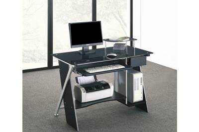 Bureau Vente Unique Bureau Informatique Pascal 1 Tiroir Verre Trempe Noir Darty Bureau Vente Unique Bureau Informatique Pascal 1 Tiroir Verre Trempe Noir Darty