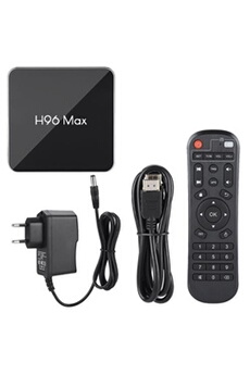 Passerelle multimédia GENERIQUE H96max X2 + S905X2 4 + 32G Dual Band WiFi BT STB Smart TV Box Décodeur pour Android 8.1