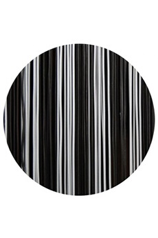 Accessoires de rideaux et store GENERIQUE La Tenda - Rideau de porte en PVC noir Trento 90x210 cm