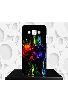 Coque et étui téléphone mobile DESIGN BOX Coque Design Samsung Galaxy CORE PRIME Avengers Iron Man - Réf 95
