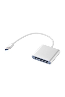 Lecteur de carte SD USB 3.0 mémoire Micro TF CF Adaptateur fente externe  pour ordinateur portable PC AC1638