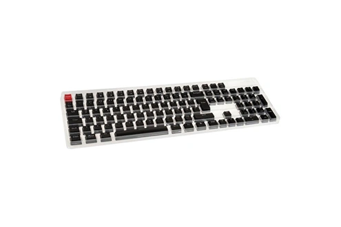 Glorious pc gaming race abs keycaps - 105 tasten schwarz de-l noir