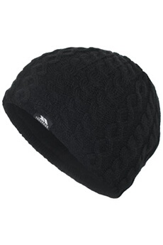 casquette et chapeau sportswear trespass kendra - bonnet tricoté - femme (taille unique) (noir) - uttp685