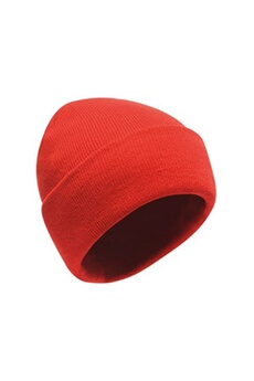 casquette et chapeau sportswear regatta standout axton - bonnet à ourlet - adulte unisexe (taille unique) (rouge) - utrg2498
