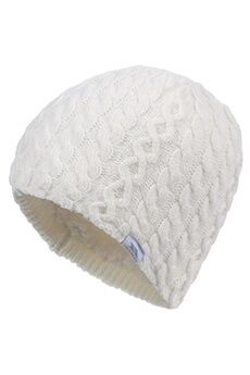 casquette et chapeau sportswear trespass kendra - bonnet tricoté - femme (taille unique) (blanc) - uttp685