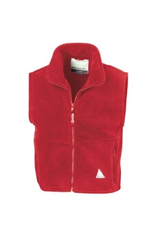doudoune sportswear result - gilet polaire - garçon (l) (rouge) - utrw3227