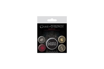 Figurine pour enfant Pyramid International Game of thrones - pack 5 badges great houses