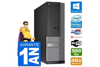 Dell PC Optiplex 3020 Sff G3220 Ram 4Go Disque Dur 500Go Windows 10 WiFi (Reconditionné)