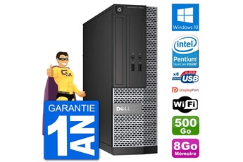 PC De Bureau Dell PC Dell Optiplex 3020 Sff G3220 Ram 8Go Disque Dur 500Go Windows 10 WiFi