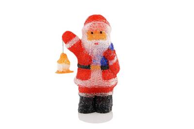 Decoration De Noel Jardideco Pere Noel Lumineux 40 Leds Jardideco Darty