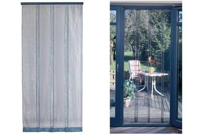 Moustiquaire Jardideco Rideau De Porte Moustiquaire Mosquito Gris 100 X 220 Cm Darty