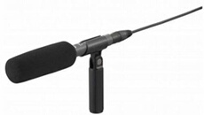 Micro-canon condensateur à électret ECM-678 Noir