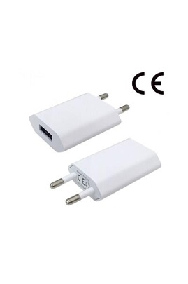 Chargeur pour téléphone mobile Amahousse Adaptateur Chargeur secteur pour  iPhone prise USB Blanc 5V 1A
