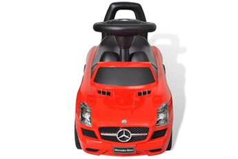 Circuit voitures GENERIQUE Jeux jouets - voiture rouge pour enfants - mercedes benz - avec sons de klaxon et 6 sons électroniques