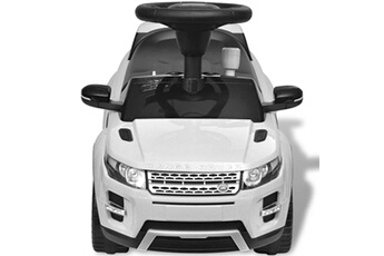 Circuit voitures GENERIQUE Jeux jouets - voiture à chevaucher jouet avec musique - land rover 348 - blanc