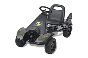Véhicule à pédale GENERIQUE Icaverne - véhicules à pédales et à traction moderne kart à pédale avec siège ajustable noir