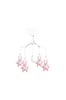 Mobiles Trousselier Mobile musical ange lapin fleurs roses