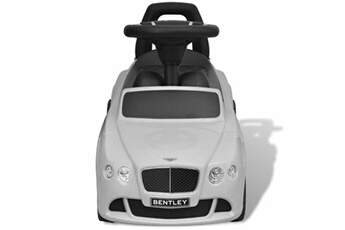 Circuit voitures GENERIQUE Jeux jouets - voiture à pousser par pied pour enfants bentley - 6 sons électroniques - blanc