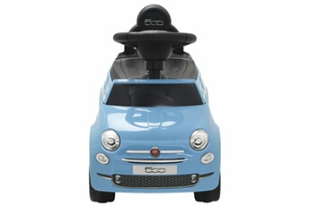 Circuit voitures GENERIQUE Jeux jouets - voiture à chevaucher pour enfants - fiat 500 - avec un compartiment de rangement - bleu