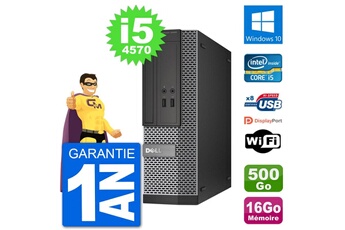 PC De Bureau Dell PC Dell Optiplex 3020 Sff i5-4570 Ram 16Go Disque Dur 500Go Windows 10 WiFi