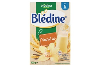 Coffret repas bébé Bledina Blédina blédine vanille (dès 6 mois) la boîte de 400g (lot de 6)