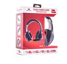 Micro-caque gaming SWX-300 Noir pour PS4, Xbox One et Nintendo Switch