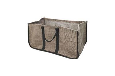 Abri A Buche No Name Sac A Buche Panier A Buche Chariot A Buche Corbeille Porte Buche Panier A Buches Zebra En Toile De Jute Darty