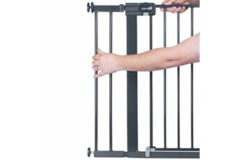 Barrière de sécurité bébé SAFETY 1ST Extension de porte de sécurité 14 cm noir métal 2429057000