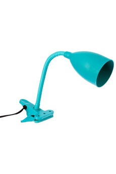 - lampe à pince en silicone - h. 43 cm. - bleu