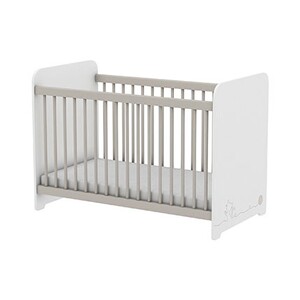Lit De 2 Places Maisonetstyles Lit Bebe 60x1 Cm Blanc Et Gris Catsy Darty Lit De 2 Places Maisonetstyles Lit Bebe 60x1 Cm Blanc Et Gris Catsy Darty