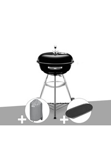 Barbecue Compact Kettle 47 cm + Housse + Plancha