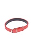 L3C collier simili cuir 30*1.2cm - bicolore rouge/noir photo 1