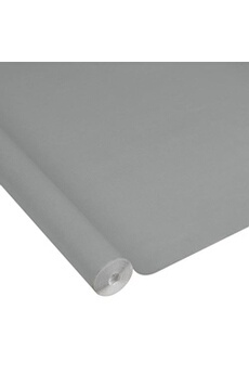 nappe de table l3c nappe gauftex 1.18*15m - 40gr/m² - gris