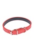 L3C collier simili cuir 40*1.6cm - bicolore rouge/noir photo 1