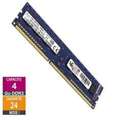 Barrette Mémoire 4Go RAM DDR3 HMT451U6BFR8A-PB DIMM PC3L-12800U 1Rx8