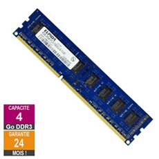 Barrette Mémoire 4Go RAM DDR3 EBJ41UF8BCF0-DJ-F DIMM PC3-10600U