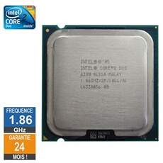 Processeur Core 2 Duo E6300 1.86GHz SL9SA LGA775 2Mo