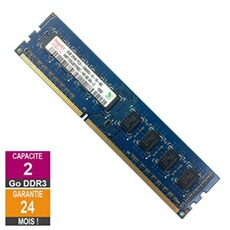 Barrette Mémoire 2Go RAM DDR3 HMT125U6TFR8C-H9 PC3-10600U 1333MHz 2Rx8